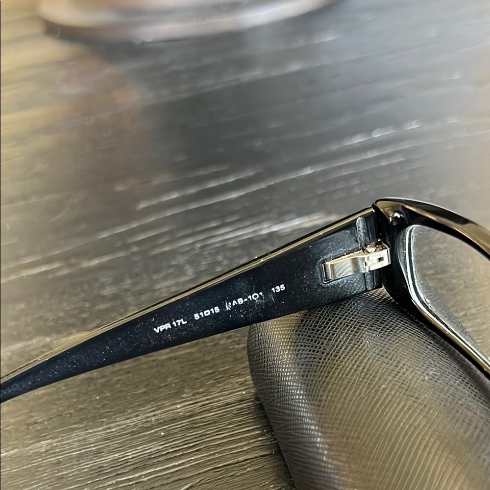 Prada Black Eyeglasses with Case - Picture 4 of 7